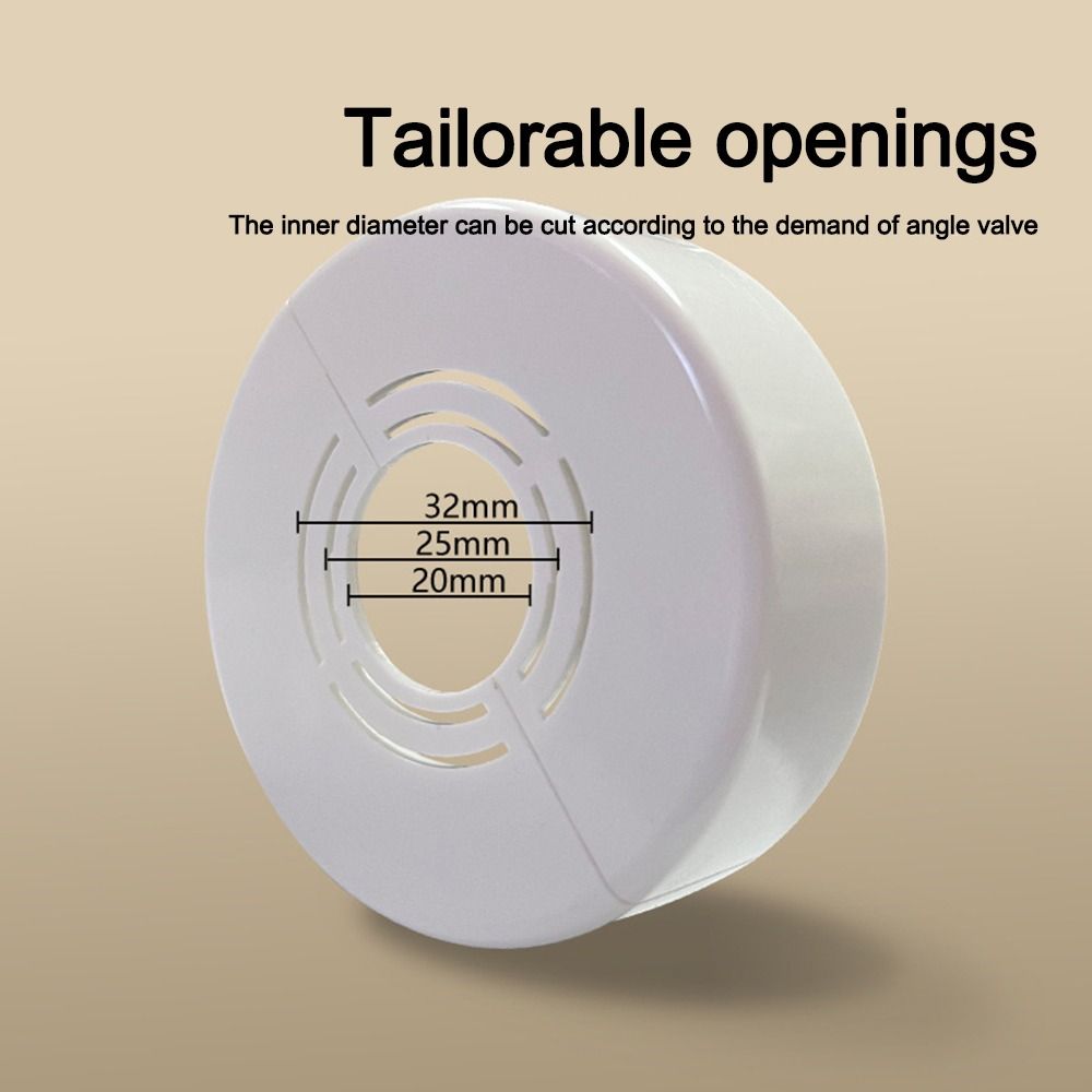 Adjustable Showerhead Faucet Decoration Cover Scalable Durable Shower Water Pipe Covers Useful Wall Angle Valve Panel