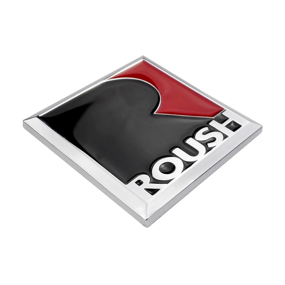 3D Metal R Roush Sticker Rear Trunk Decals Badge Emblem Auto Accessories