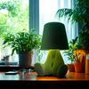 Touch Control Table Lamp Colorful Design Flocking Texture Bedside Lamp Mini Size Creative Shape Night Lamp Desk Use