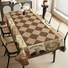 VIKAMA Bohemian Sunflower Print Vintage Tablecloth, Home Kitchen Decoration, Party And Festival Decoration, Easy To Maintain-