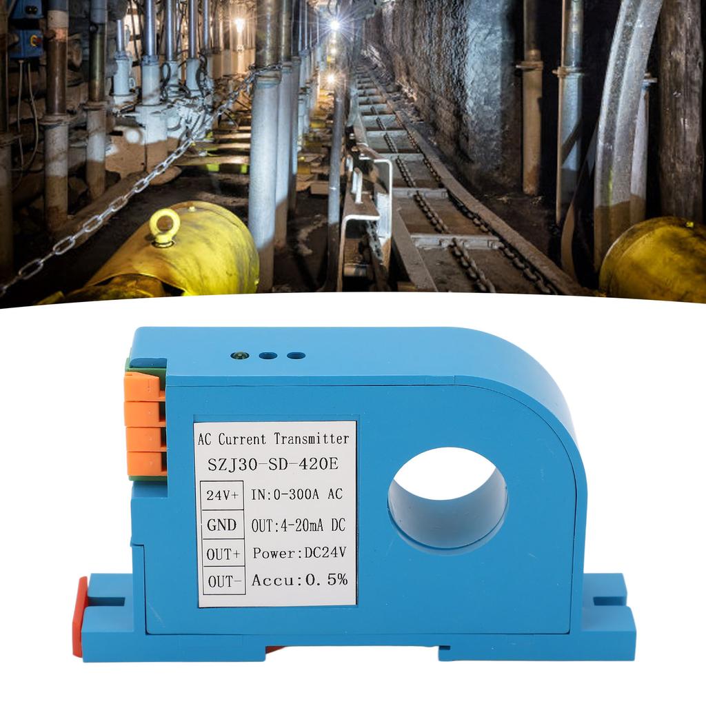 AC-Stromwandler 1-phasig 4‑20mA DC-Ausgangsstromwandler Transformator für SPS-Steuerung