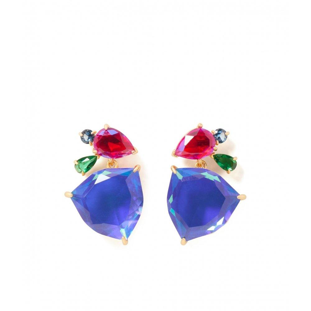 Kate Spade New York Shine Me Up Double Drop Earrings Multi