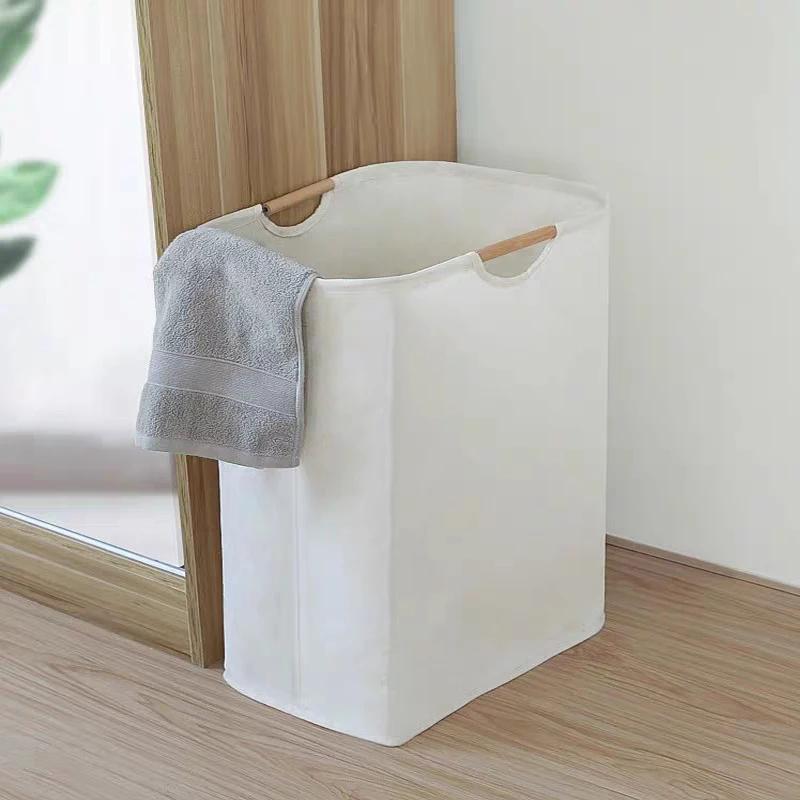 Collapsible Laundry Basket Large Capacity Laundry Storage Dirty Clothes Storage Basket with Handle Hamper Bathroom Accessories