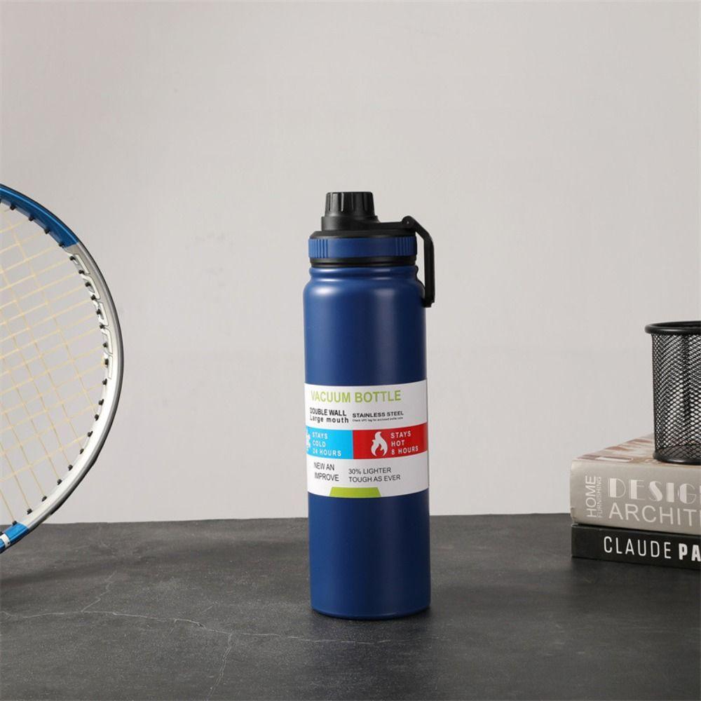 600/800ml Insulated Cup Stainless Steel Sports Water Bottle Vacuum Flask Cold/Hot Drink