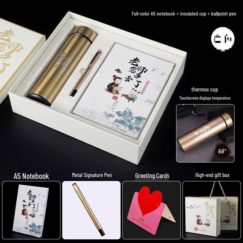 Graduation and Teacher's Day Gifts: Gender-Neutral Notebooks for Kindergarten, Primary, Junior High, and High School Teachers