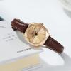 Ladies Small Square Watch Student Retro Temperament Small Plate Niche Belt Quartz Watch