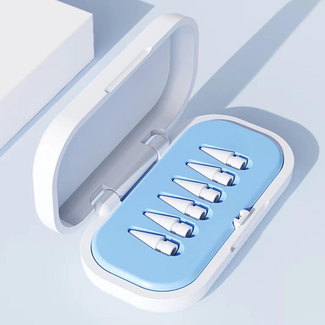 

6 шт. змінних наконечників, сумісних для Apple Pencil 2 1 Gen для iPad Pro Pencil Nib з коробкою 6pcs білий