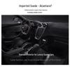 Full-Coverage Suede Key Case for BYD D9, N7, N8, and X with Side Snap Button