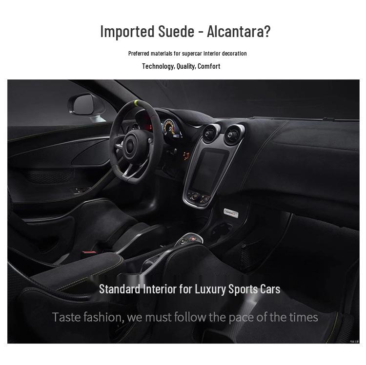 Full-Coverage Suede Key Case for BYD D9, N7, N8, and X with Side Snap Button