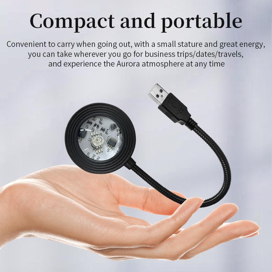 USB Sunset Projection Light 5V Colorful Ambient Night Lamp For Party Bedroom Living Room Wall Photography Decoration Lighting