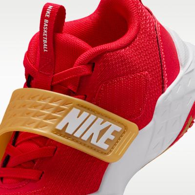 Nike Team Hustle D 12 University Red Metallic Gold (PS)