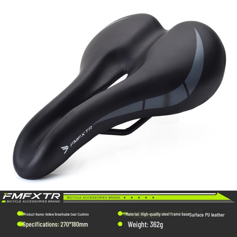 Comfortable Breathable Bicycle Saddle for Mountain, Road, and Fixed Gear Bikes