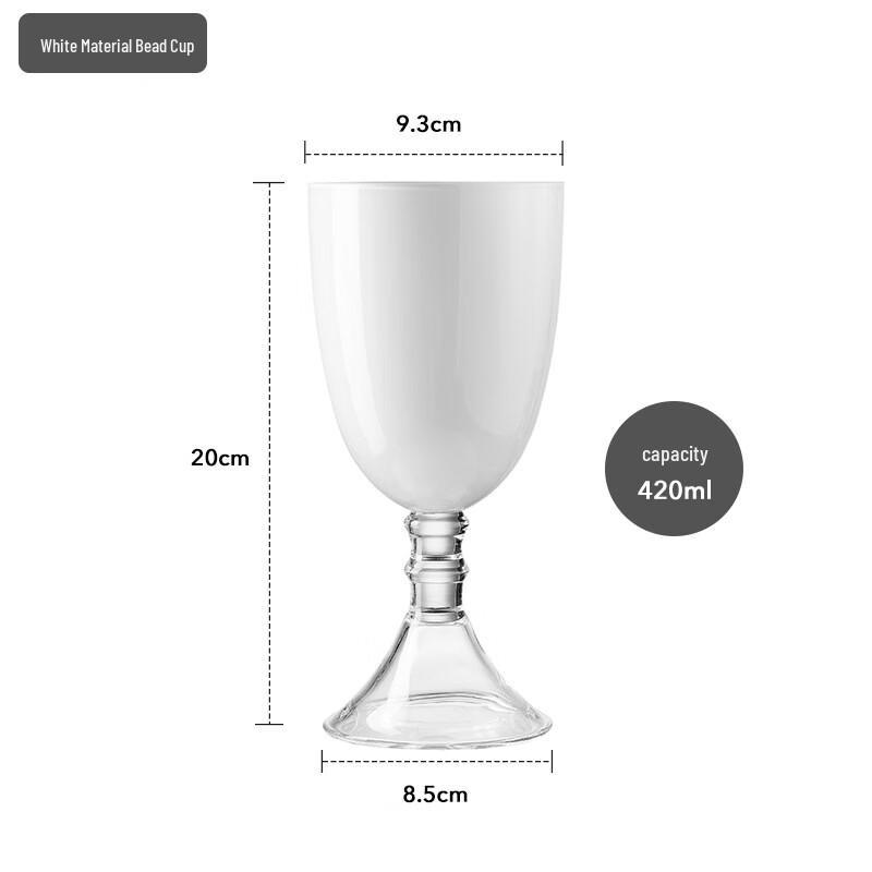 Shangqi Pearl Design Crystal Red Wine Glasses, Set of 2