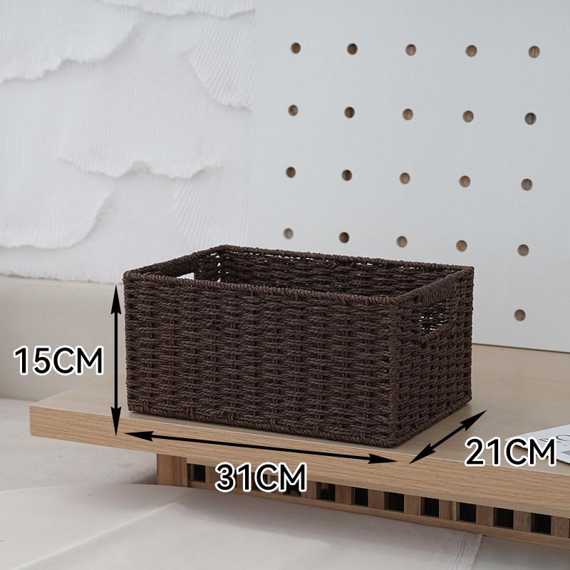 Плетеная корзина для хранения в японском стиле для гостиной и спальни 1960₽
