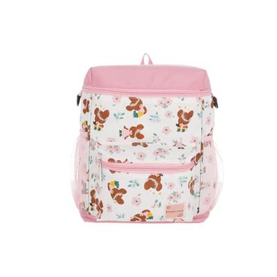 Marushin Backpack, The Bears' School, Blooming Pink, Perfect for Preschool, Kindergarten, Elementary School, Girls, Character Design, Commuting, Schoo