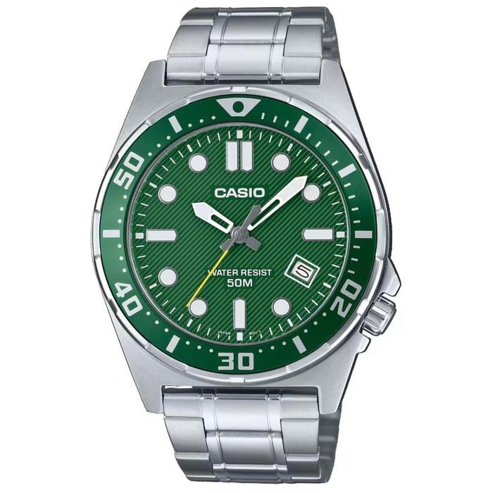 Casio Watch: Silver MTD-135D-3AVDF