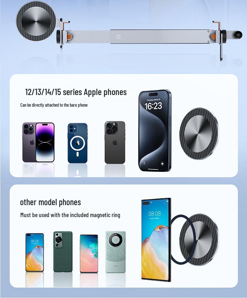 Tesla Model Y Magnetic Car Phone Holder, New Version - Central Control Screen Mount for Navigation