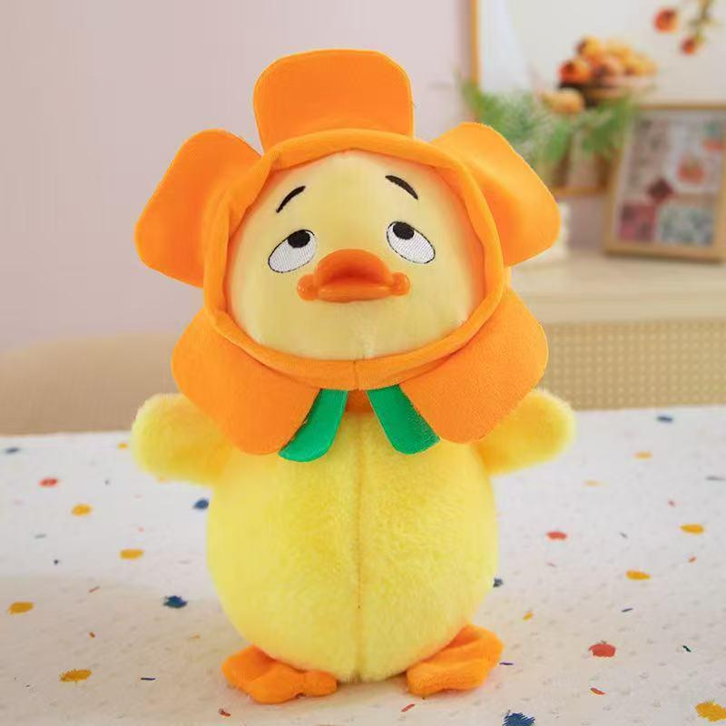 

22Cm Yellow Duckling Plush Toy Stuffed Toy Ornament Cute Stuffed Animal Plushie Cute Pendant Cartoon Pillow Gift For Kids