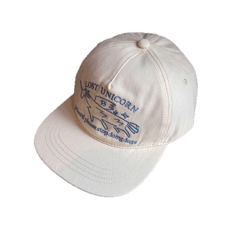 Baseball Cap With Embroidery For Adults And Kids Summer Sun Protection Breathable Cotton Material