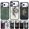 The Snake and Fern Phone Case for iPhone 17 Air 16e 15 14 13 Pro Max Back Cover for 12 11 Pro Coque