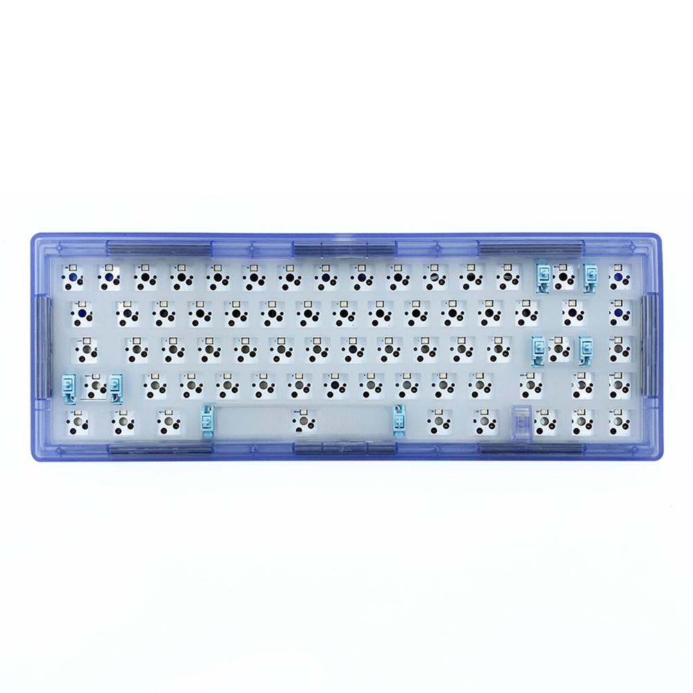 

RGB Lighting Gaming Keyboard Type-C Mechanical Keyboard Kits 3-mode Connection Computer Accessories for Desktop Laptop PC