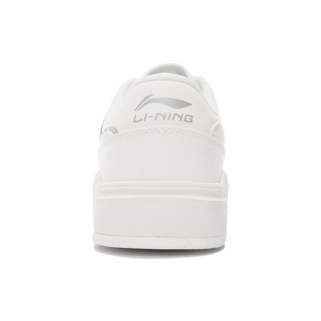 Li Ning Slip Resistant, Abrasion Resistant, Lightweight Low top Skateboard Shoes Men's White AGCS031-1
