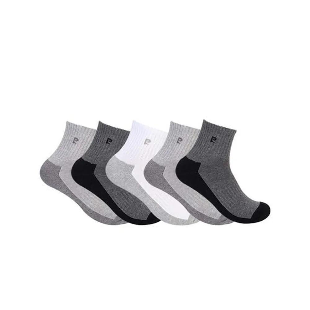 Men s Sports Pile Socks, Two-Tone Pile Short Socks, 5 Pairs in Color, Made in Korea Men s PC Two-tone File Short Neck 5 Pairs/26cm
