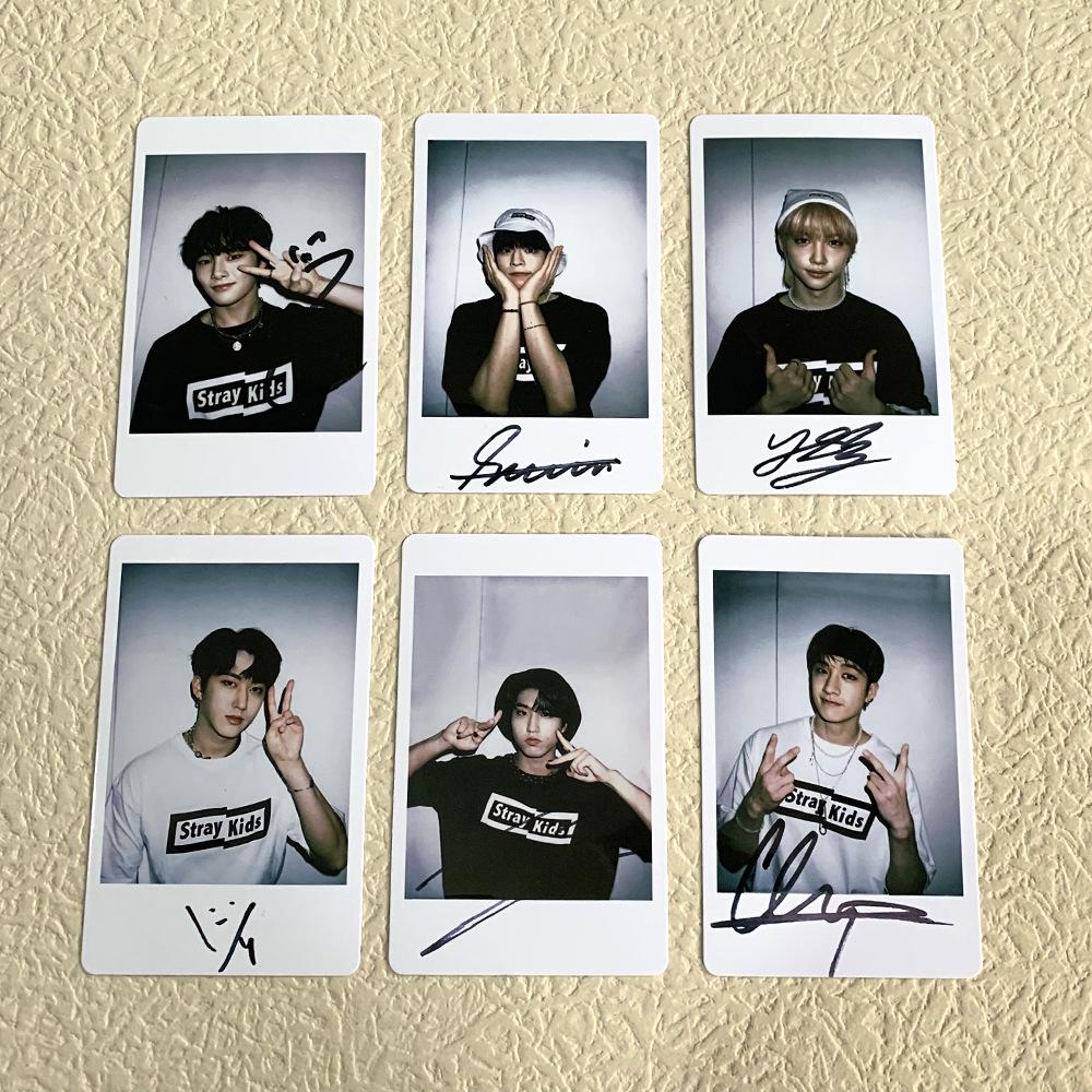 STRAY KIDS Autographed LOMO Card Set with Bonus Postcard
