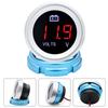 52mm Water Temperature Gauge+1/8NPT Sensor Fuel Level Oil Pressure Gauge Voltmeter Universal for Marine Boat Car Truck 12V/24V