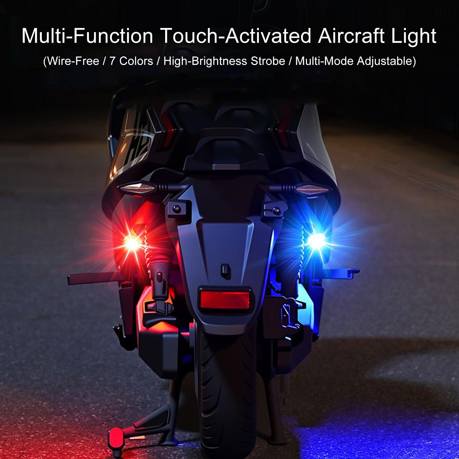 

Strobe Lights For Car USB Charging Waterproof Lighting LED Auto Flashing Warning Strobe Lamp For Drone Bike RC Boat Scooter China Mainland