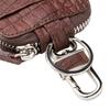 [Revetta] Crocodile Leather Smart Key Case, Brown, Genuine Leather, Matte Finish [083-2crk]