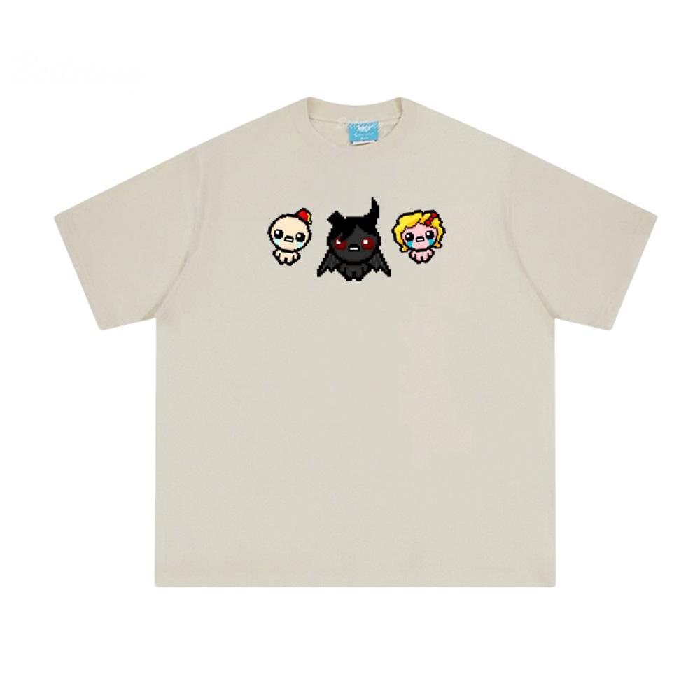 The Binding of Isaac GAME Tshirt 100% Cotton Print Short-sleeved O-neck T-shirt Summer Casual T-shirt Men Clothes
