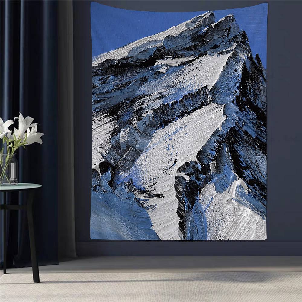 Conrad Jon Snow Mountain Artist Hippie Wall Hanging Tapestries Art Science Fiction Room Home Decor Kawaii Room Decor