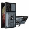 For Samsung Galaxy S22 Ultra 5G Sliding Camshield Card Phone Case