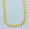Gold Filled 10mm 50-75cm Men Figaro Hip Hop Gold Necklace Chains Male Boys High Quality Jewelry Gift