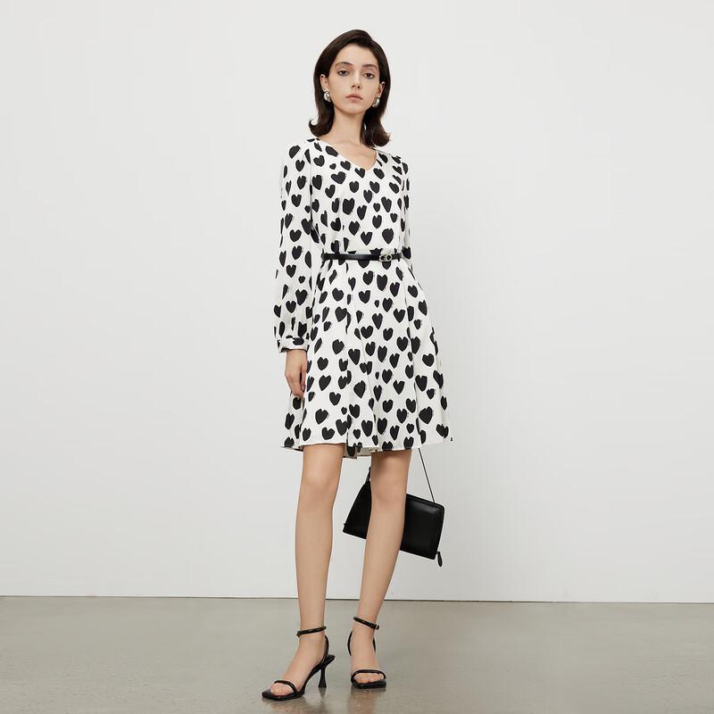 

Women s Elegant V-Neck Long Sleeve A-Line Mini Dress XL