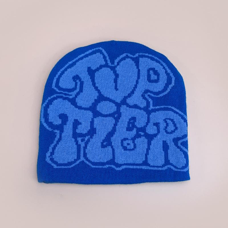 Love Letter Jacquard Knitted Hat For Men And Women Warm Street Hip Hop Pullover Hat