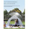 Automatic Pop Up Camping Tent Instant Setup Foldable Waterproof Sun Shelter Heavy Duty Polyester Fabric Double Layer for Outdoor Picnic Beach