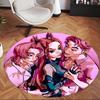 Miromabby (1) Round Office Rug Decorative Floor Rug for Office Bedroom Living Room and Home Space