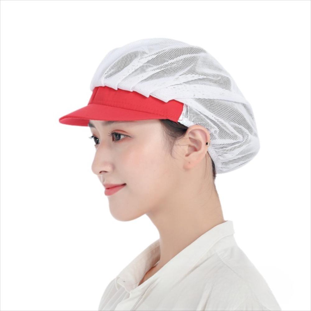 Hygienic Design Chef Hat Smoke-Proof Dustproof Feature Cooking Cap Hairfall Prevention Oil-Resistant Dust-Proof Net Cap
