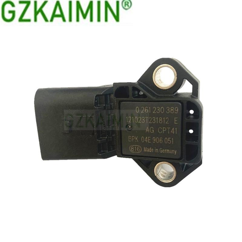 Manifold Absolute Pressure Sensor MAP OEM 0261230389 04E906051 For Volkswagen Jetta 2014-2017