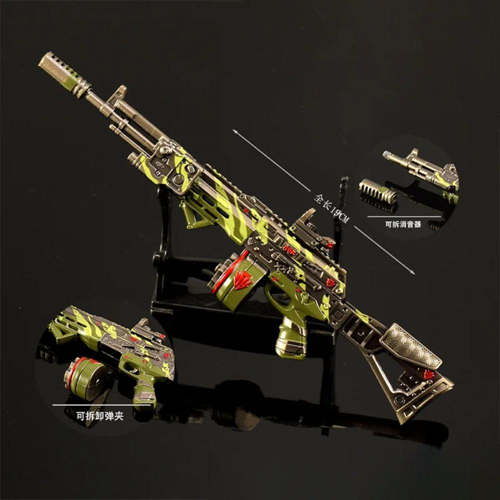 19cm Arena Breakout AEK Toy Gun Model Military Tactical Theme Metal Ornaments Crafts Collections Game Peripherals Gifts