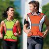 Safety Reflective Vest Flexible Adjustable Reflective Vest for Outdoor Activities Night Running Fishing