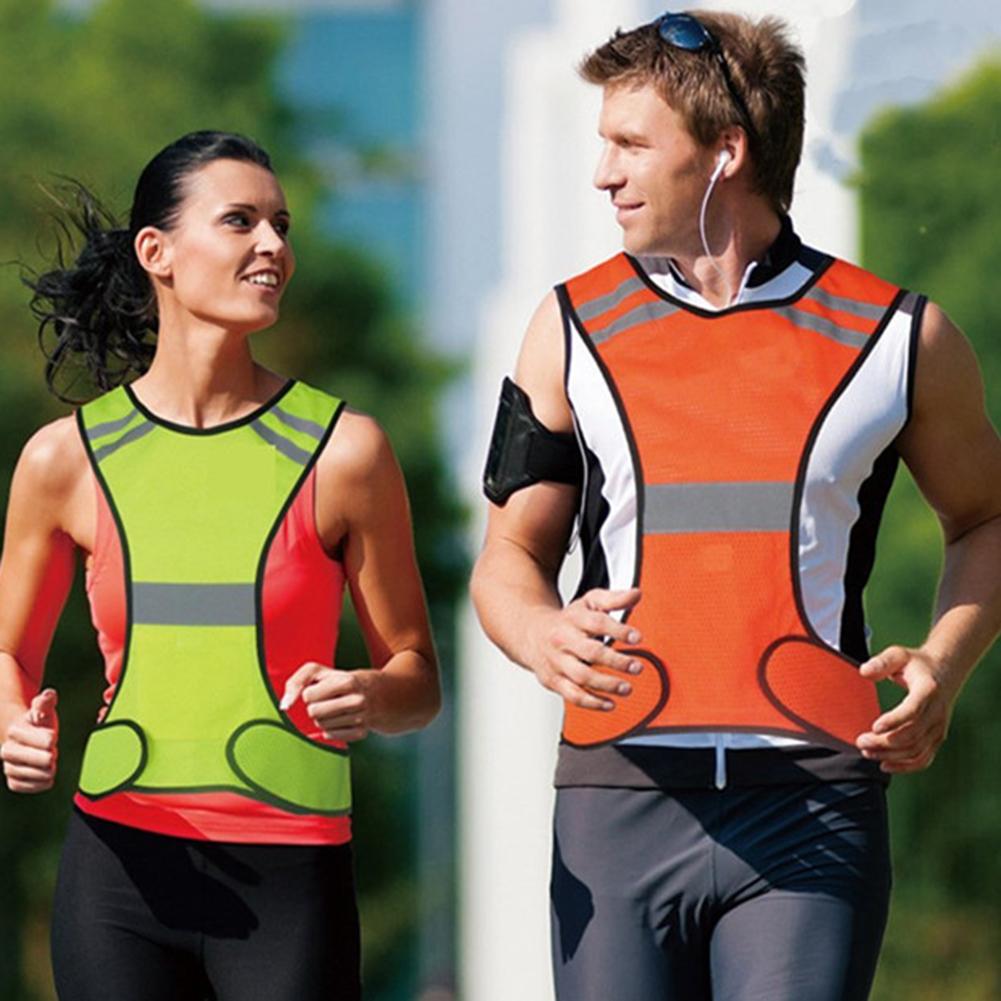 Safety Reflective Vest Flexible Adjustable Reflective Vest for Outdoor Activities Night Running Fishing