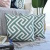 Modernes mediterranes geometrisches Sofa Bürosofa Kissen Niedlicher bestickter Kissenbezug Kernlos
