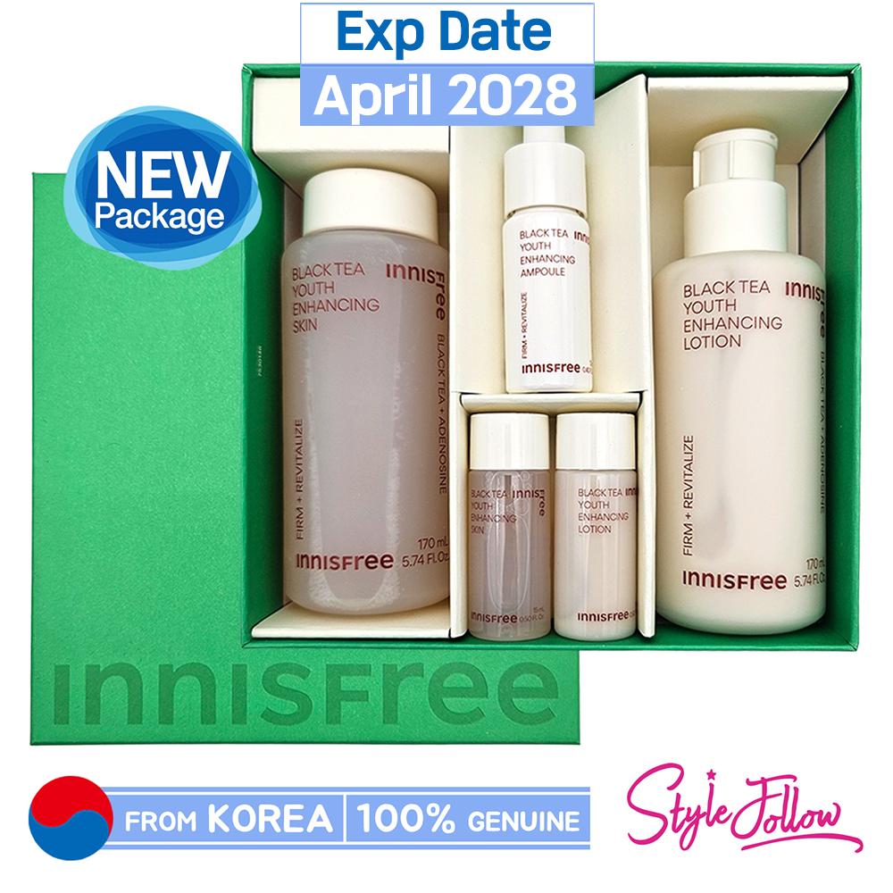 Innisfree Black Tea Youth Enhancing Skin Care Set