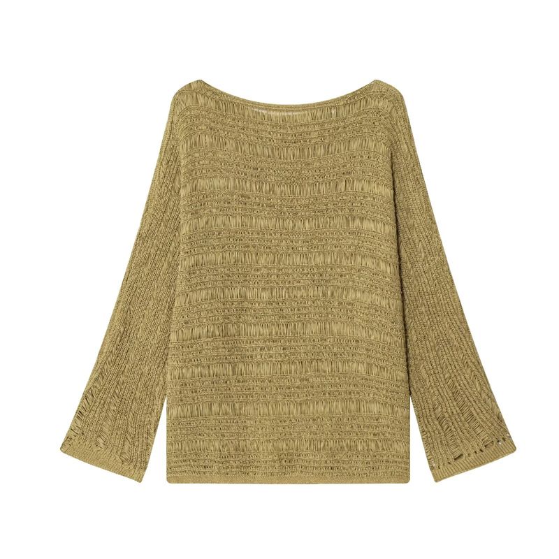 Jnleaog Spring New Arrival Women's Clothing Fashion Style French Fashion Design Streamers Knitwear