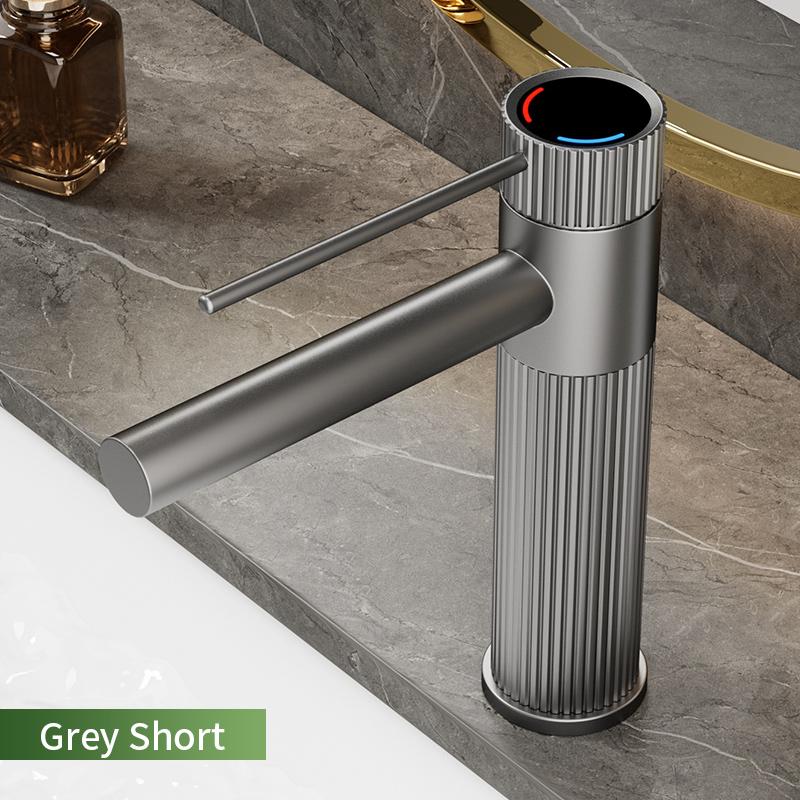 Stainless Steel Basin Faucet Gold/Black Bathroom Faucets Crane Tall Sink Faucet Hot Cold Water Sink Mixer Bathroom Faucet