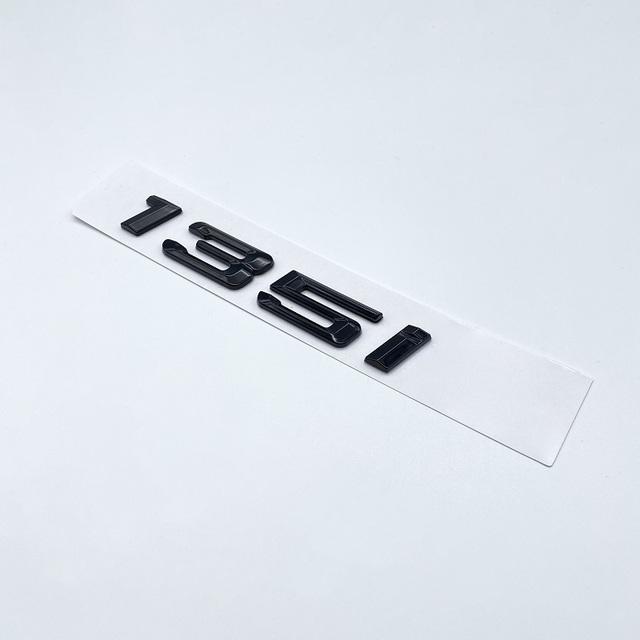 116i 118i 120i 125i 130i 135i Car Rear Boot Emblems Number Letter Badge for BMW 1 Series E81 E82 E87 E88 F20 F21 Glossy Black