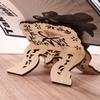 1Pcs Wooden Eid Al-Fitr Bible Ramadan Quran Book Shelf Home Decoration Display Stand Book Stand